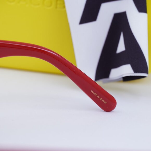 Marc Jacobs MARC 647/S 0C48 HA Square Sunglasses - Pink Red\Brown Gradient - Picture 9 of 10